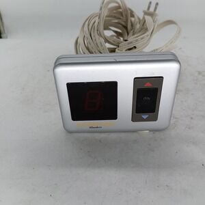 Biddeford TC15B2 Electric Blanket Digital Heat Controller 4 Prong Silver a12
